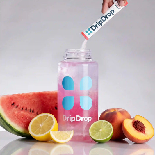 DripDrop Zero Sugar Electrolyte Powder, Classic Variety Pack Electrolyte Powder, 8 oz sticks, 32 Pack